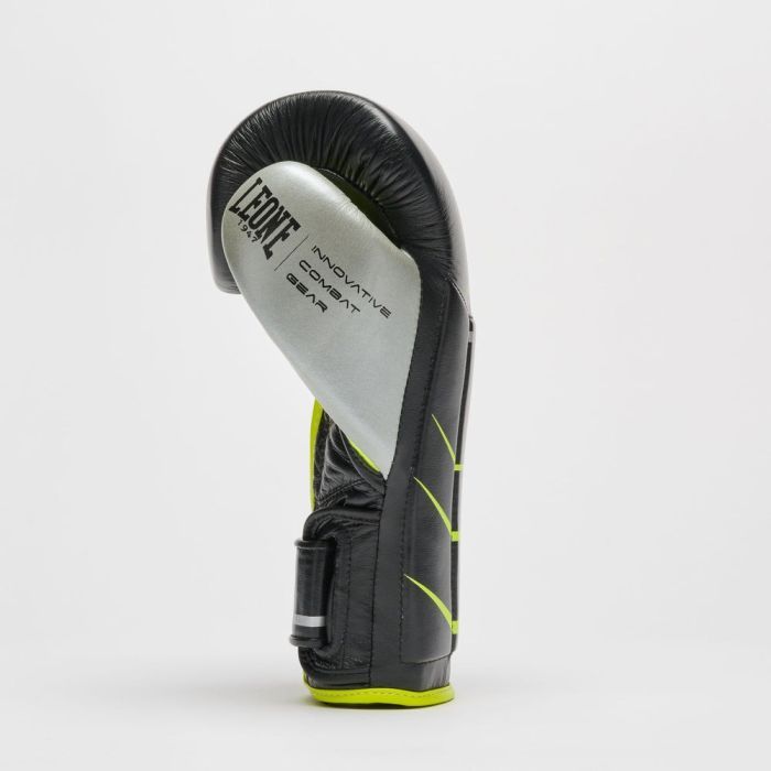 Боксерские перчатки Leone GN110F Revo Fluo Black 12 унцій (GN110F_Black_12oz) изображение 7