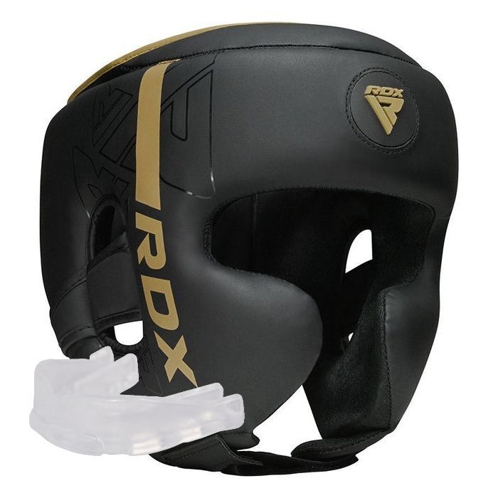 Боксерський шолом RDX F6 KARA Matte Red XL (HGR-F6MR-XL)