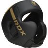 Боксерский шлем RDX F6 Kara Matte Golden S (HGR-F6MGL-S) изображение 2