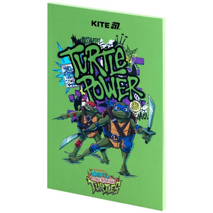 Блокнот Kite А5 Ninja Turtles 1 термобиндер, 64 листа, нелинованный (NT25-193-1) изображение 2