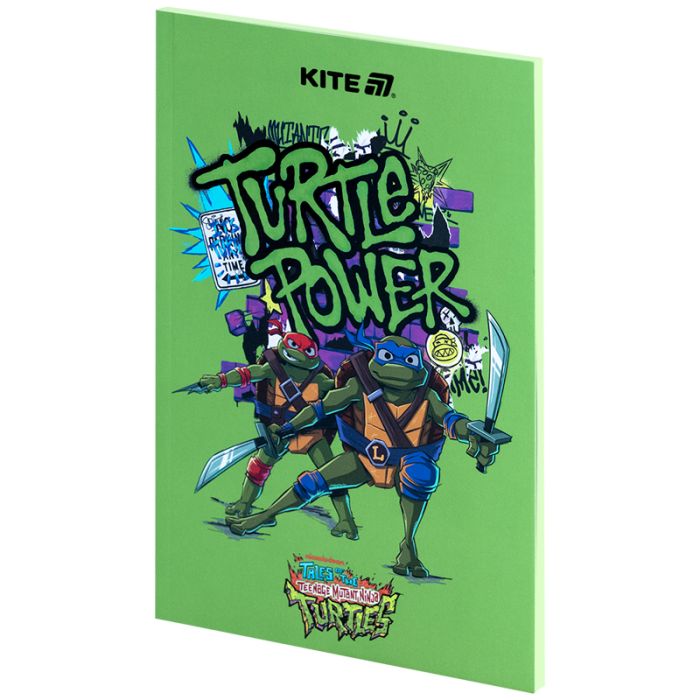 Блокнот Kite А5 Ninja Turtles 1 термобиндер, 64 листа, нелинованный (NT25-193-1) изображение 2