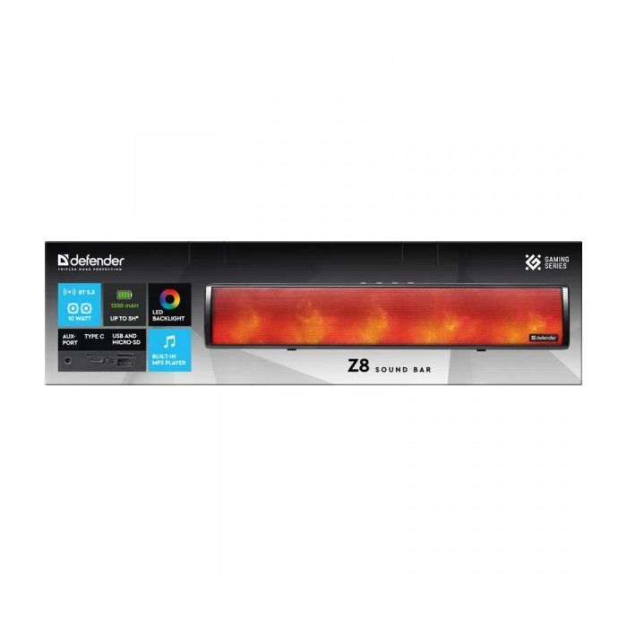 Акустическая система Defender Soundbar Z8 Black (65118) изображение 5