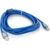 Дата кабель USB 2.0 AM/AM 3.0m blue Ritar (YT-AM/AM-3.0TBL) изображение 2