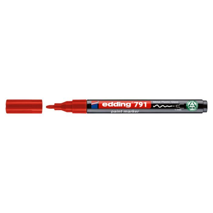 Маркер Edding Paint e-791 1-2 мм круглий червоний (e-791/02n)