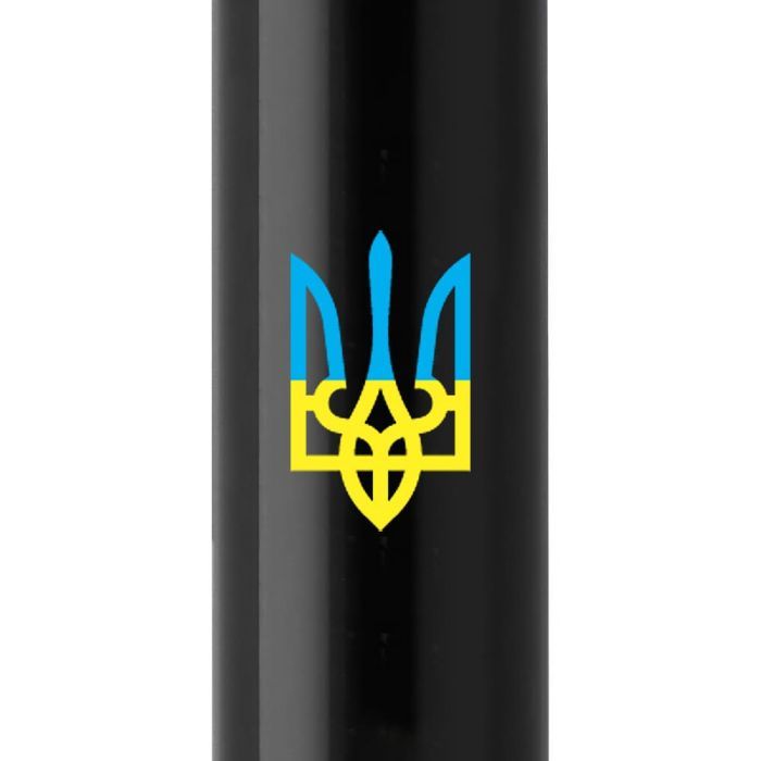 Ручка шариковая Parker IM 17 UKRAINE Black GT BP Трезубец сине-желтый (22032_T0016u) изображение 2