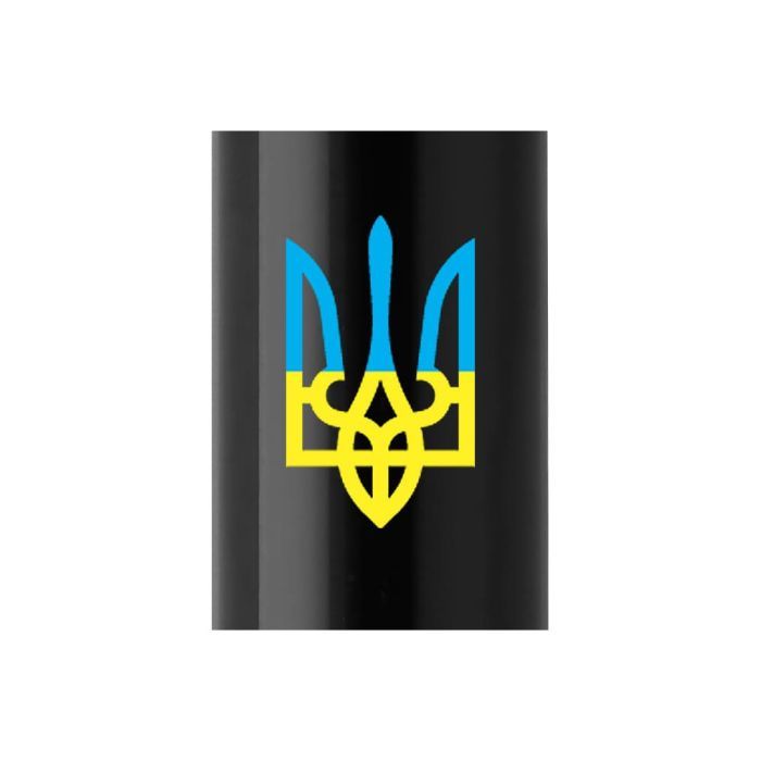 Ручка шариковая Parker IM 17 UKRAINE Black GT BP Трезубец сине-желтый (22032_T0016u) изображение 5