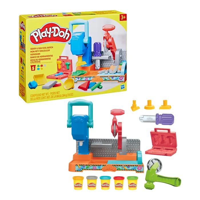 Набір для творчості Hasbro Play-Doh Верстак для штампування та розпилювання (F9141)