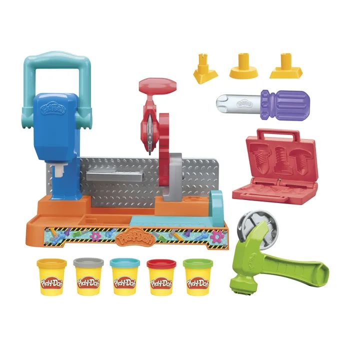 Набір для творчості Hasbro Play-Doh Верстак для штампування та розпилювання (F9141) зображення 3