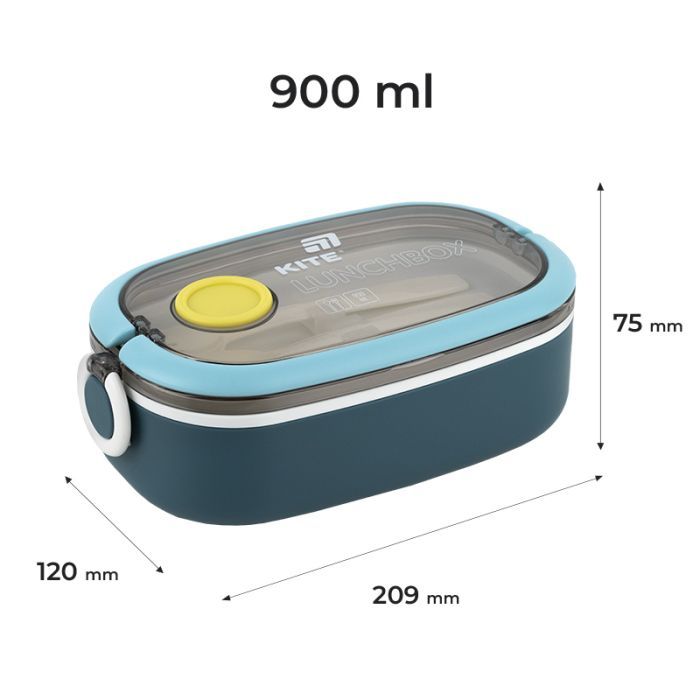 Ланч-бокс Kite 900 мл, синій (K25-1180-2) изображение 2