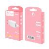 Зарядное устройство Denmen 1xUSB 2.4A + cable USB to Lightning white (DC01L-WH) изображение 2