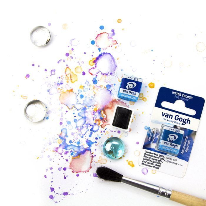 Акварельні фарби Royal Talens Van Gogh (108), Білила китайські, кювета (8712079418984) зображення 4