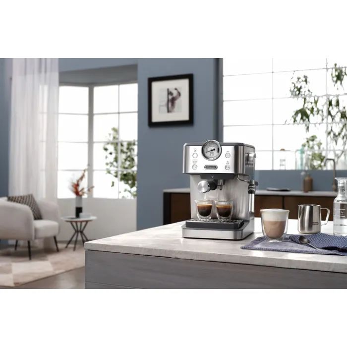 Рожковая кофеварка эспрессо DeLonghi EM 450 M изображение 7