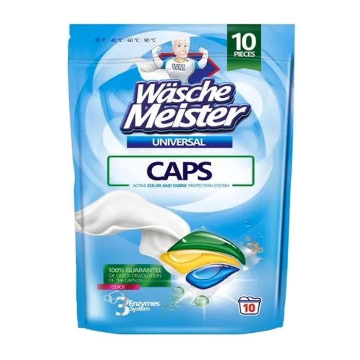 Капсулы для стирки Wasche Meister Universal Трехъячеечные 10 шт. (4260418936186)