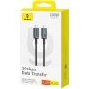 Дата кабель USB-C to USB-C 1.5m 100W USB3.2 20Gb black Baseus (P10318204111-00) зображення 7