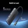 Концентратор Ugreen USB-C to 2xUSB 3.2 + 2xUSB-C 10Gbps CM480 gray (30758) изображение 6