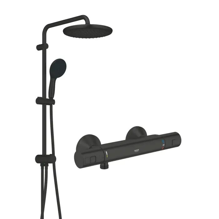 Душовий гарнітур Grohe QuickFix Start Black (UA303908T2)