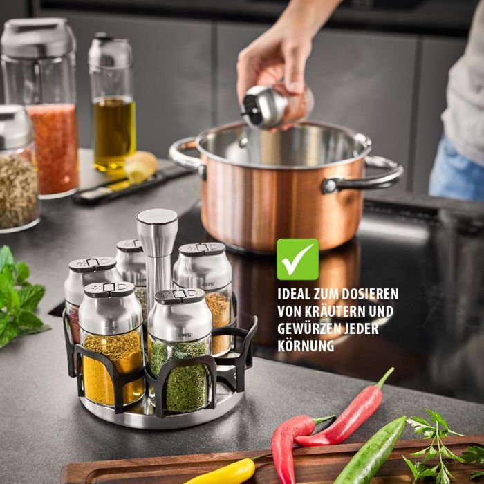 Набор для специй Gefu Kippo 6 емностей по 120 мл (33733) изображение 6