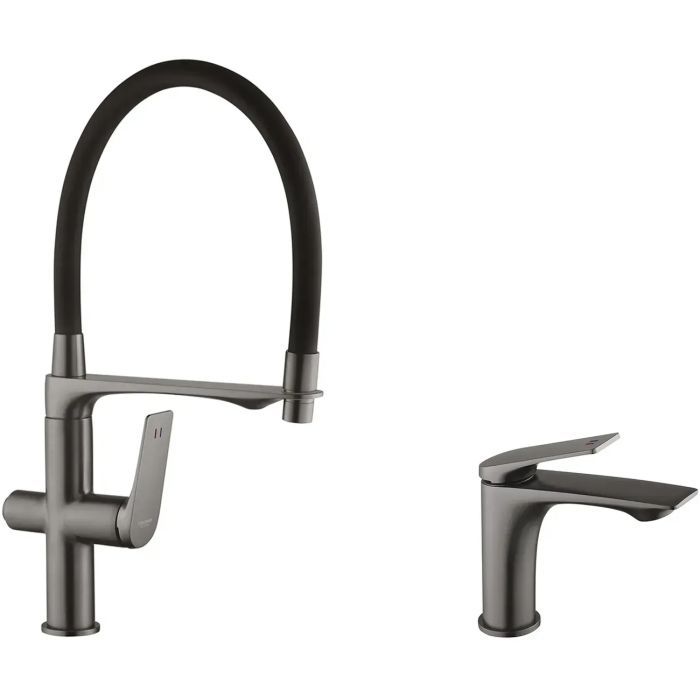 Смеситель Kroner Graz-GRP03815 + змішувач Graz-GRP010 (CVS30147)