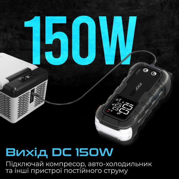 Пуско зарядное устройство Promate 20000mAh PD/45W, QC3.0, 2000A, Flashlight (sparktank-20) изображение 5