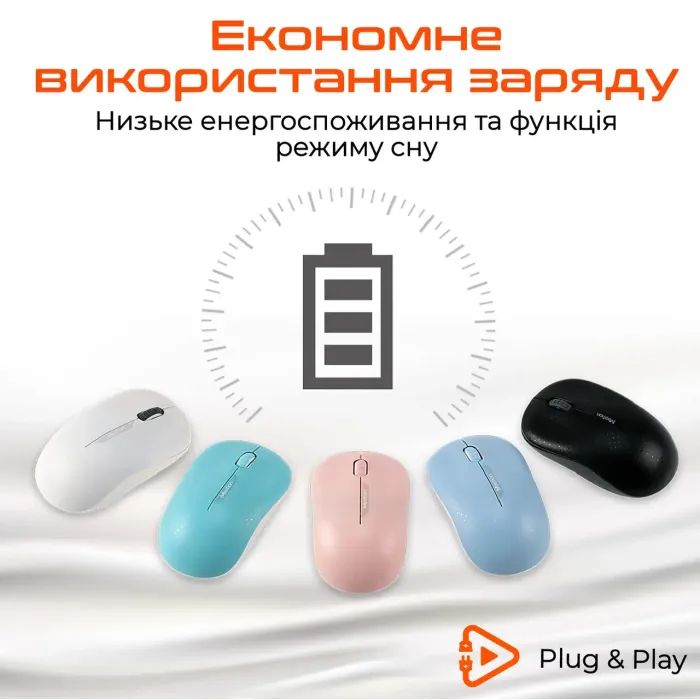 Мишка Meetion R545 Wireless Black (MT-R545-A) зображення 4