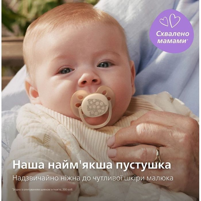 Пустышка Philips AVENT Ultra Soft 0-6 місяців 2 шт (SCF091/41) изображение 4