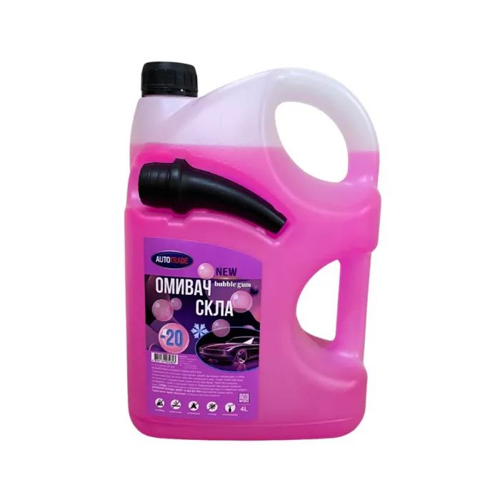 Омыватель автомобильный Автотрейд OBZOR AUTO (-20) 4л Bubble Gu