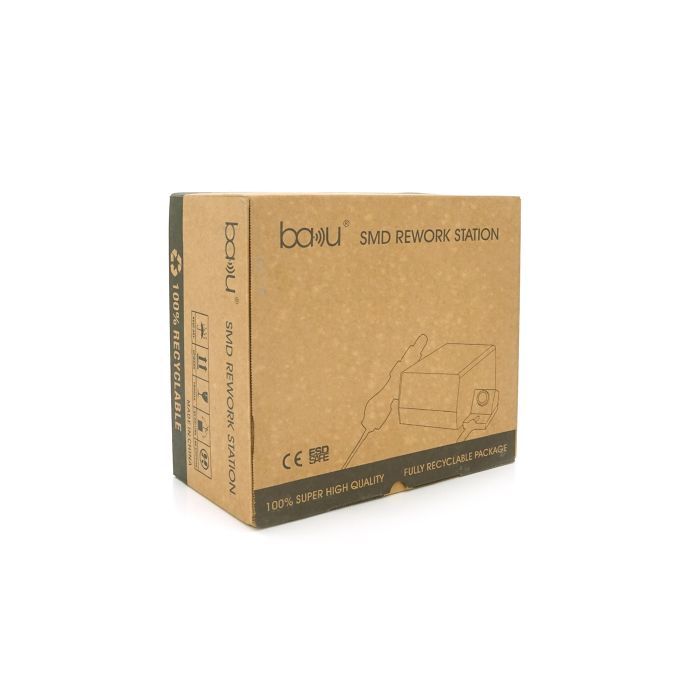 Паяльная станция Bakku BA-602C+ фен, паяльник, цифровая индикация, DC:220V, 4A, 750W (BA-602C+) изображение 6