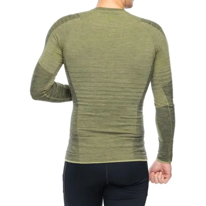 Термокофта Ortovox 230 Competition Long Sleeve Mns wild herbs - M - оливковий (025.001.1031) изображение 2