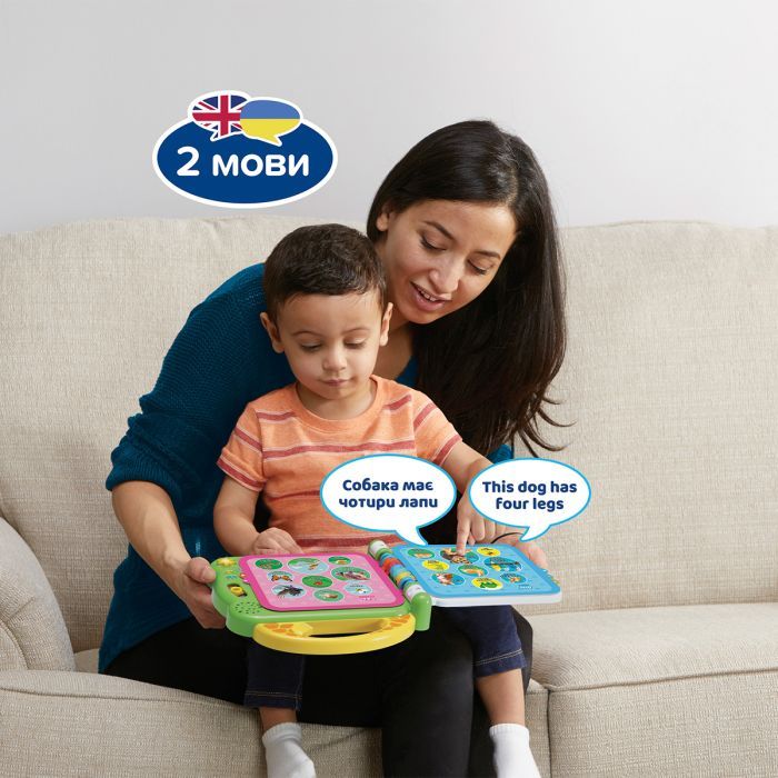 Развивающая игрушка VTech Англо-украинский словарик 100 животных (80-609576) изображение 5
