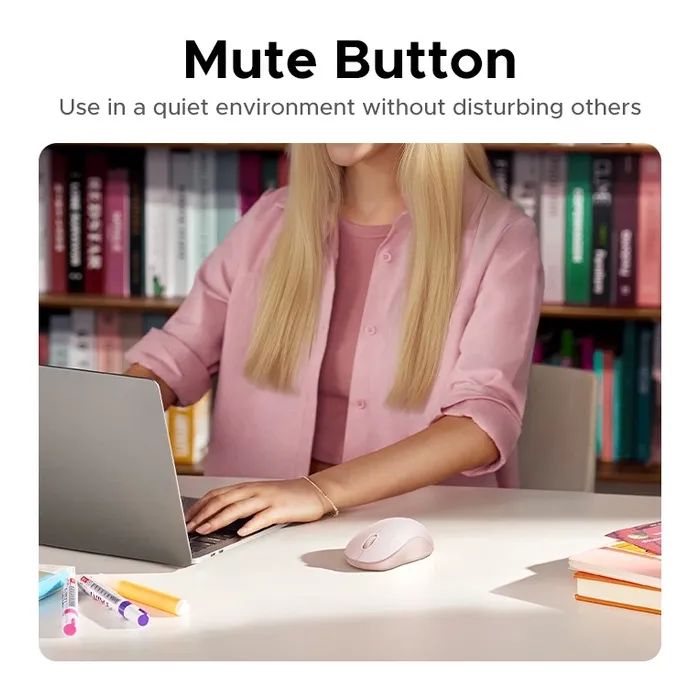 Мышка Ugreen M331 Wireless/Bluetooth Gray (65627) изображение 6