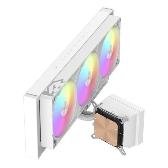 Система рідинного охолодження Gamemax GLACIER 360 LCD WH зображення 3