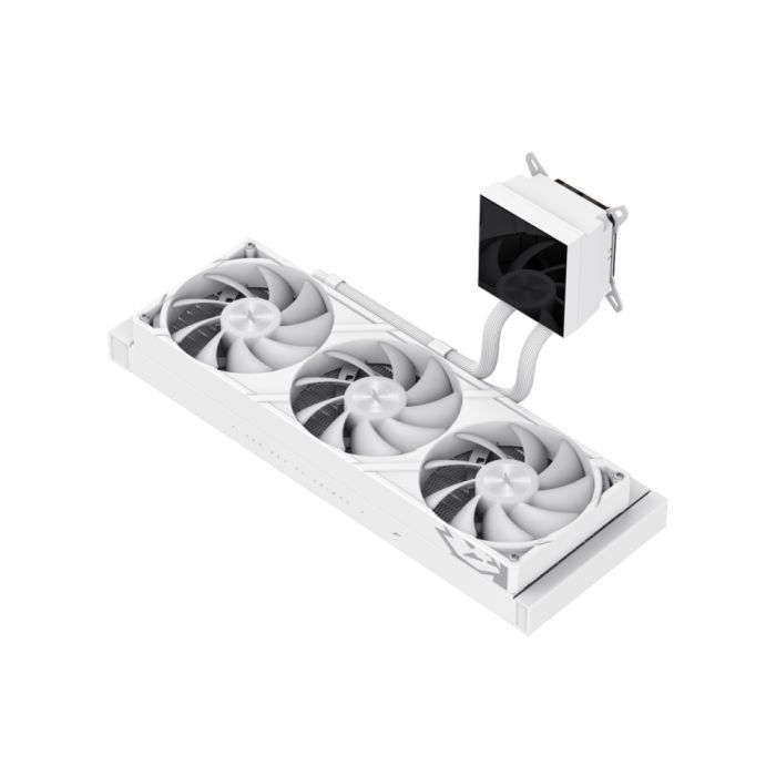 Система рідинного охолодження Gamemax GLACIER 360 LCD WH зображення 7