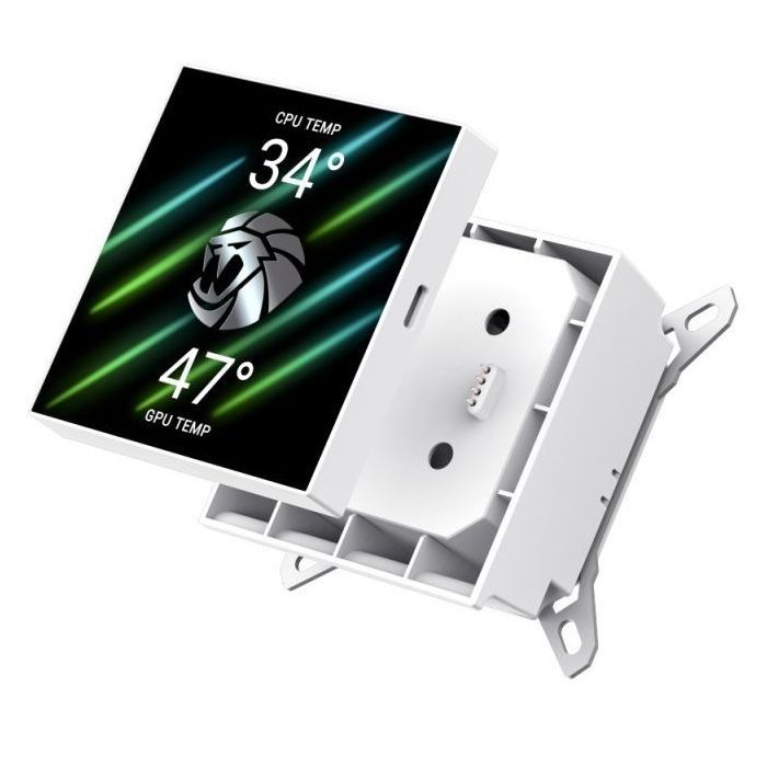 Система рідинного охолодження Gamemax GLACIER 360 LCD WH зображення 9