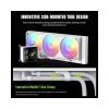 Система рідинного охолодження Gamemax GLACIER 360 LCD WH зображення 9