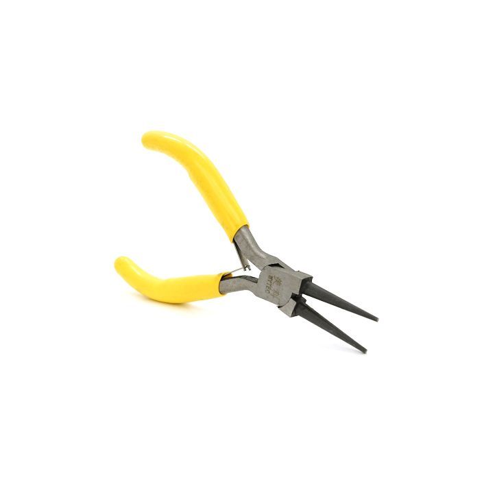 Плоскогубці Voltronic круглогубці жовті ручки, 125мм, 55гр (YT-MYTEC125Long)