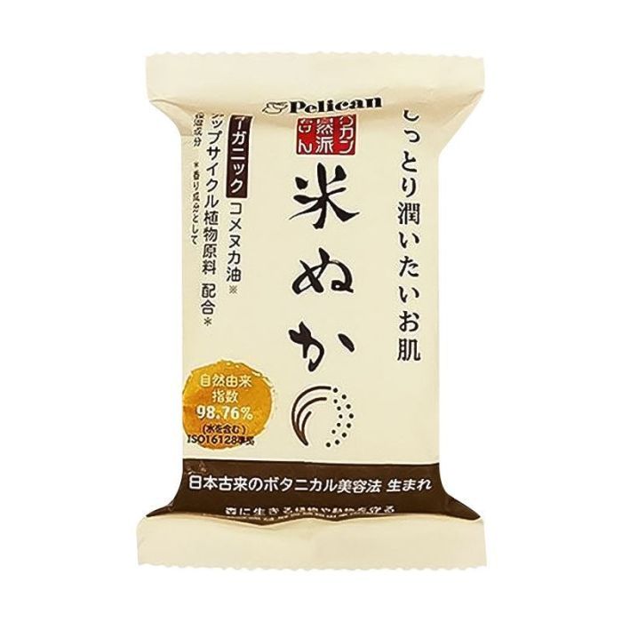 Тверде мило Pelican Natural Rice Bran Soap 100 г (4976631479491)