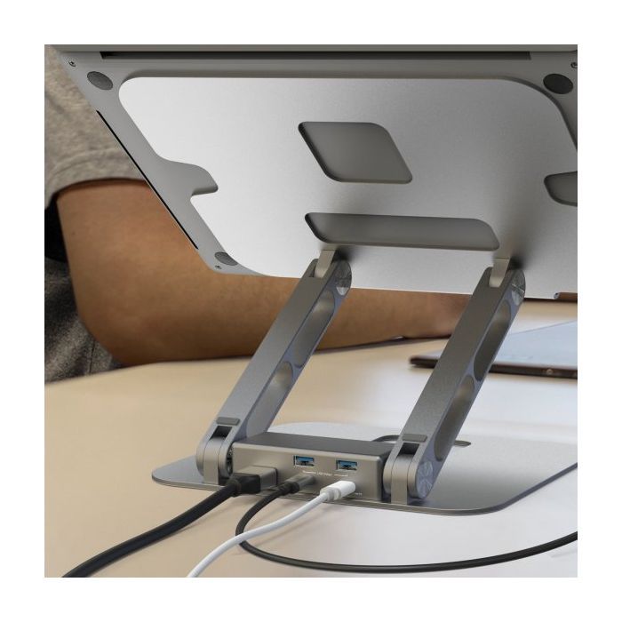 Порт-реплікатор J5create Dock-Station USB-C 6-in-1 (HDMI/PD/USB-A/USB-C) (JTS327-N) зображення 5