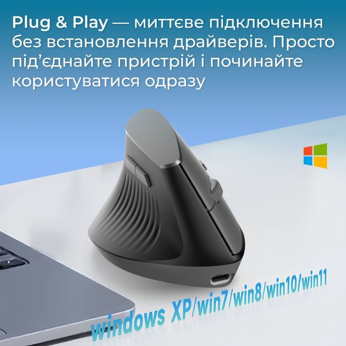 Мышка Ajazz i300 Wireless/Bluetooth/USB White (i300-W) изображение 12