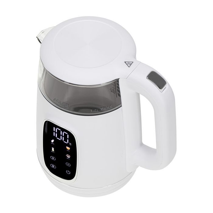 Электрочайник Adler AD 1305 white silver изображение 2