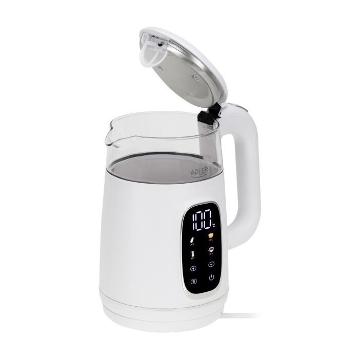 Электрочайник Adler AD 1305 white silver изображение 3