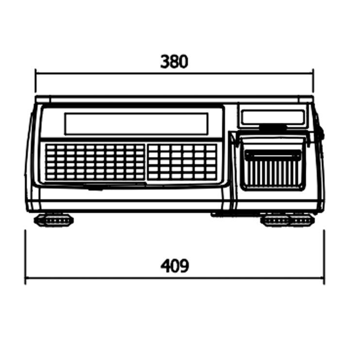 Весы торговые CAS CL-5200-B без стойки (CL-5200-B) изображение 4