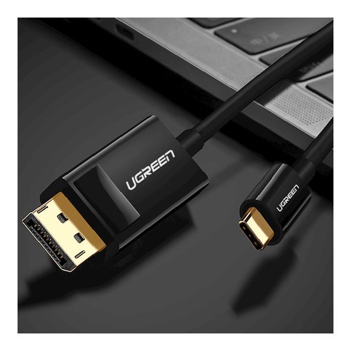 Кабель мультимедійний USB-C to DisplayPort M 1.5m 4K30Hz black Ugreen (50994) зображення 2
