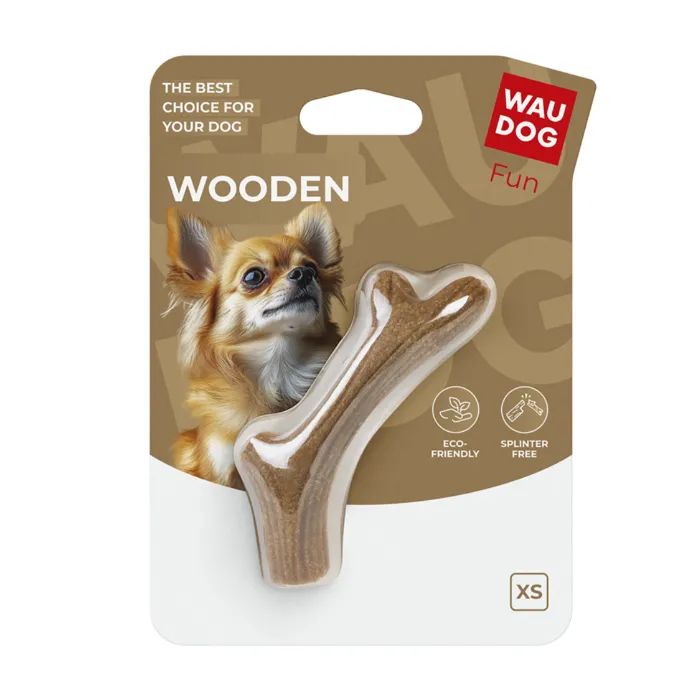Іграшка для собак WAUDOG Fun Wooden Ріг жувальний L (6257) зображення 2