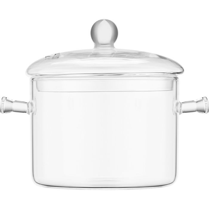 Кастрюля Ardesto Black Mars 2л, боросилікатне скло (AR0720GB) изображение 2