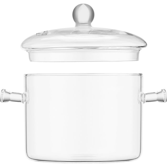 Кастрюля Ardesto Black Mars 2л, боросилікатне скло (AR0720GB) изображение 3