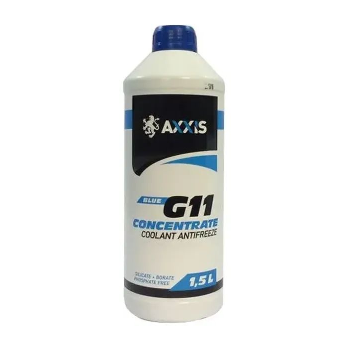 Антифриз AXXIS BLUE концентрат G11 (-80C) 1,5л (AX-2093)