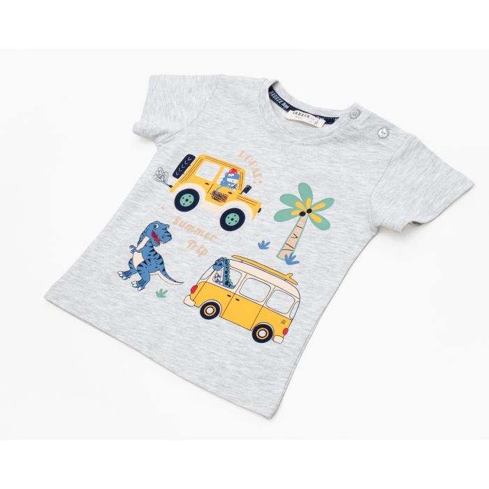 Набор детской одежды Breeze с машинкой (20988-104B-gray) изображение 3