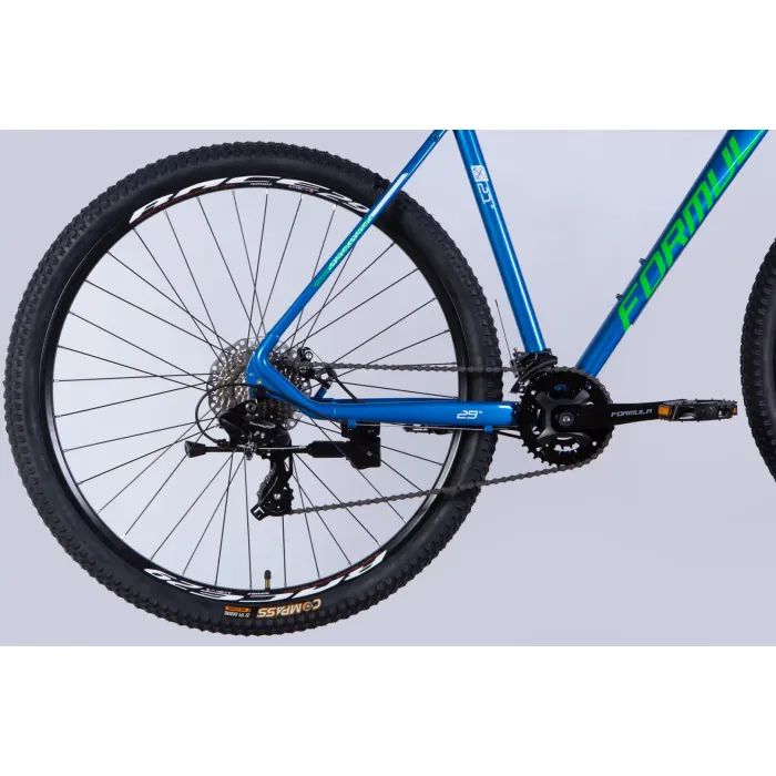 Велосипед Formula 29" THOR DD CS рама-21" AL 2026 синій з зеленим (OPS-FR-29-434) изображение 5