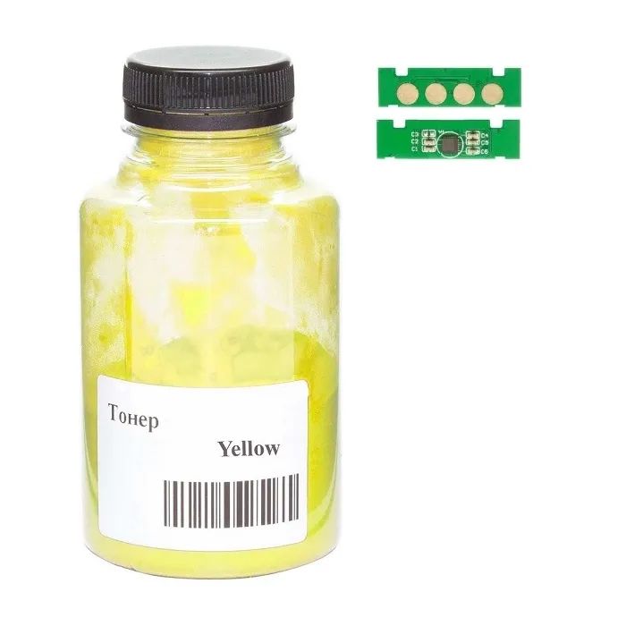 Тонер HP CLJ 150/178/179 chip 25г Yellow АНК (50000247)