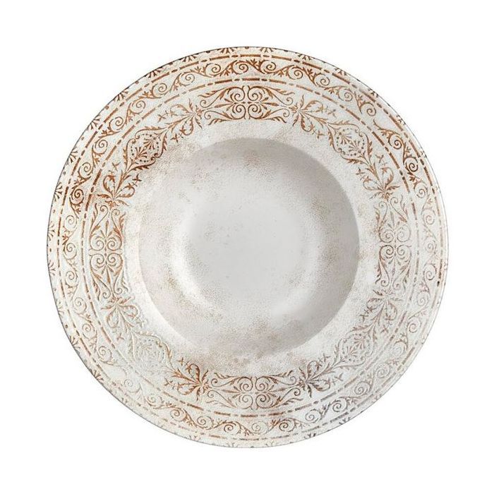 Тарелка By Bone серія "Antico" для пасти з прямим бортом 25 см (AN-GT-25-CK)